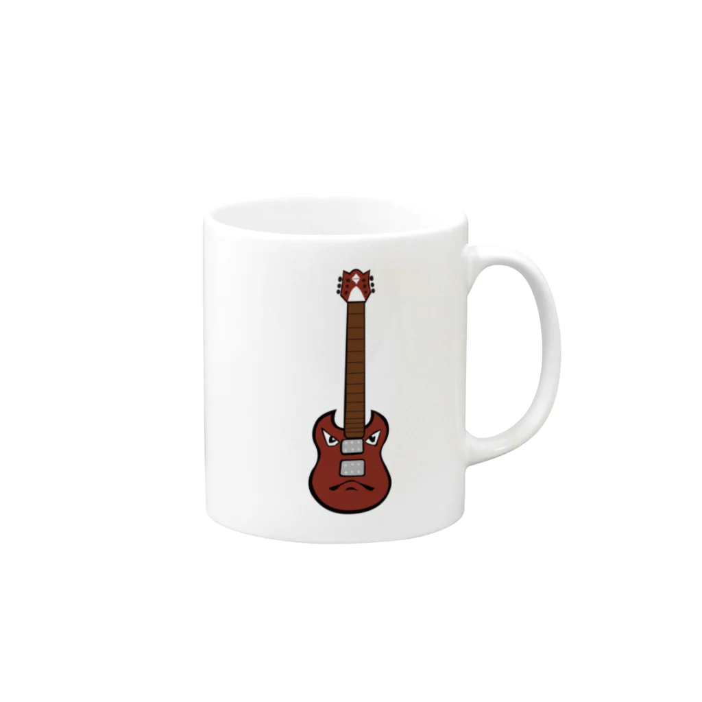 id-linkのエレキギター  Mug :right side of the handle