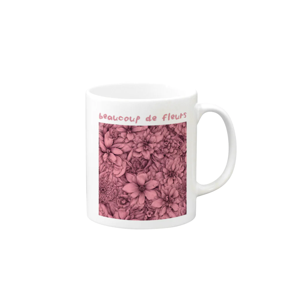 kazu_gのサクラ色の花園 Mug :right side of the handle