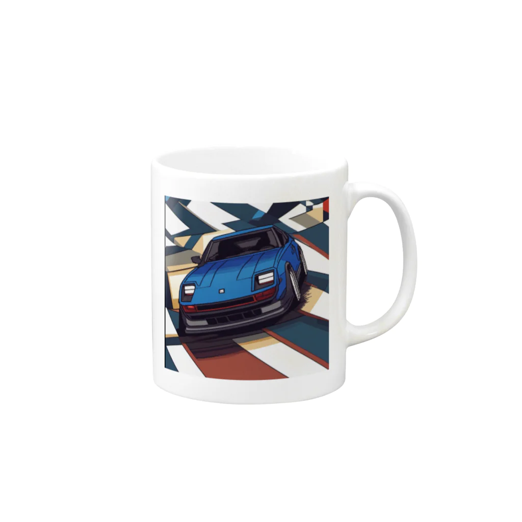 maindsatohの昭和平成のスポーツカー１ Mug :right side of the handle