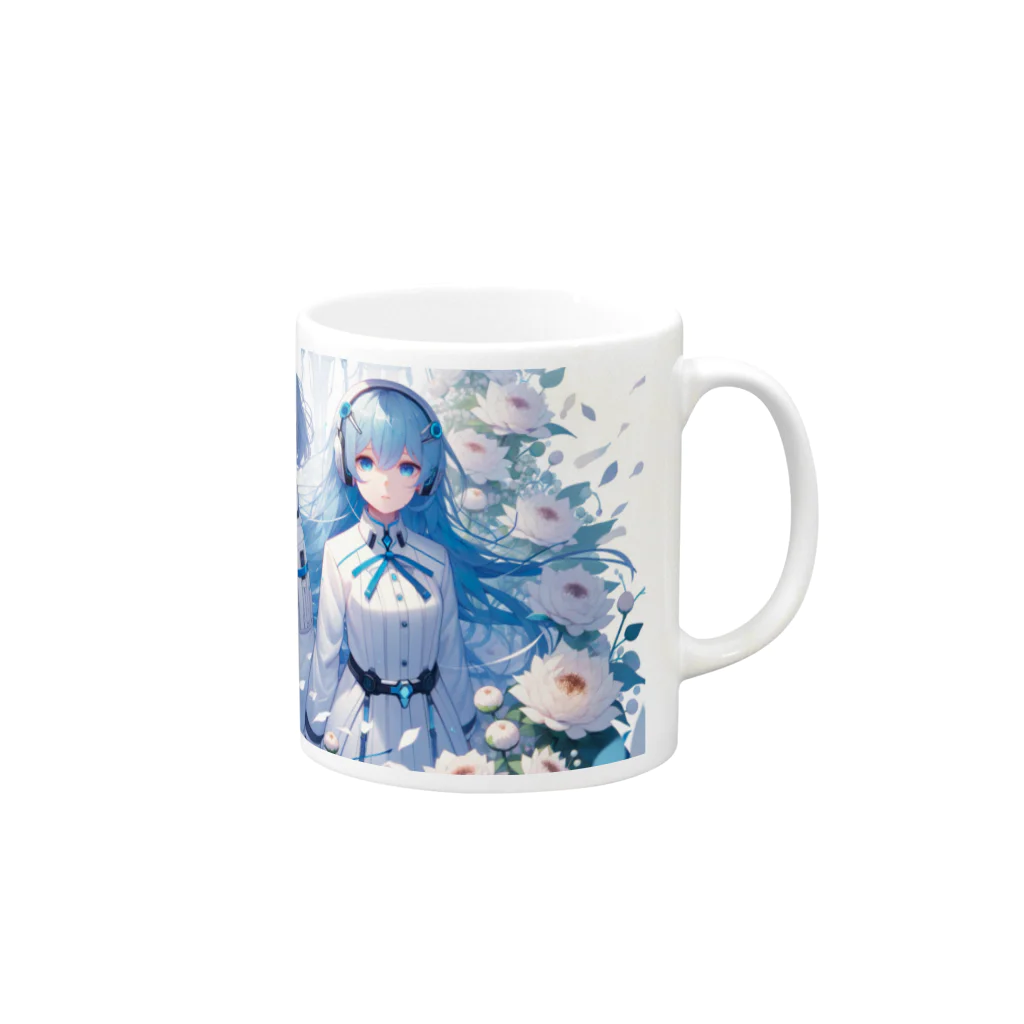 Sesilionのハーモニック・ブルーム Mug :right side of the handle