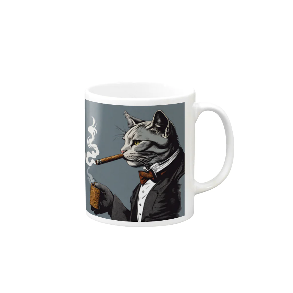 Smoking Timeの Smoking Time  Mug :right side of the handle