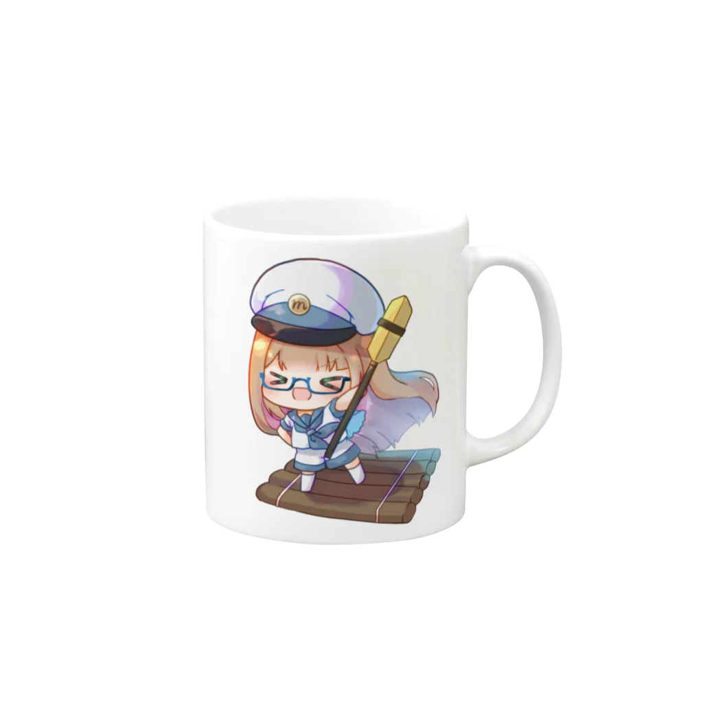 mmtsVTの船長たす Mug :right side of the handle