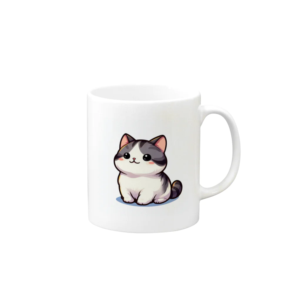 アークのマンチカン002 Mug :right side of the handle