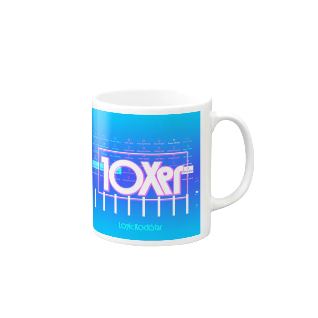 Logic RockStar の10Xer Mug :right side of the handle