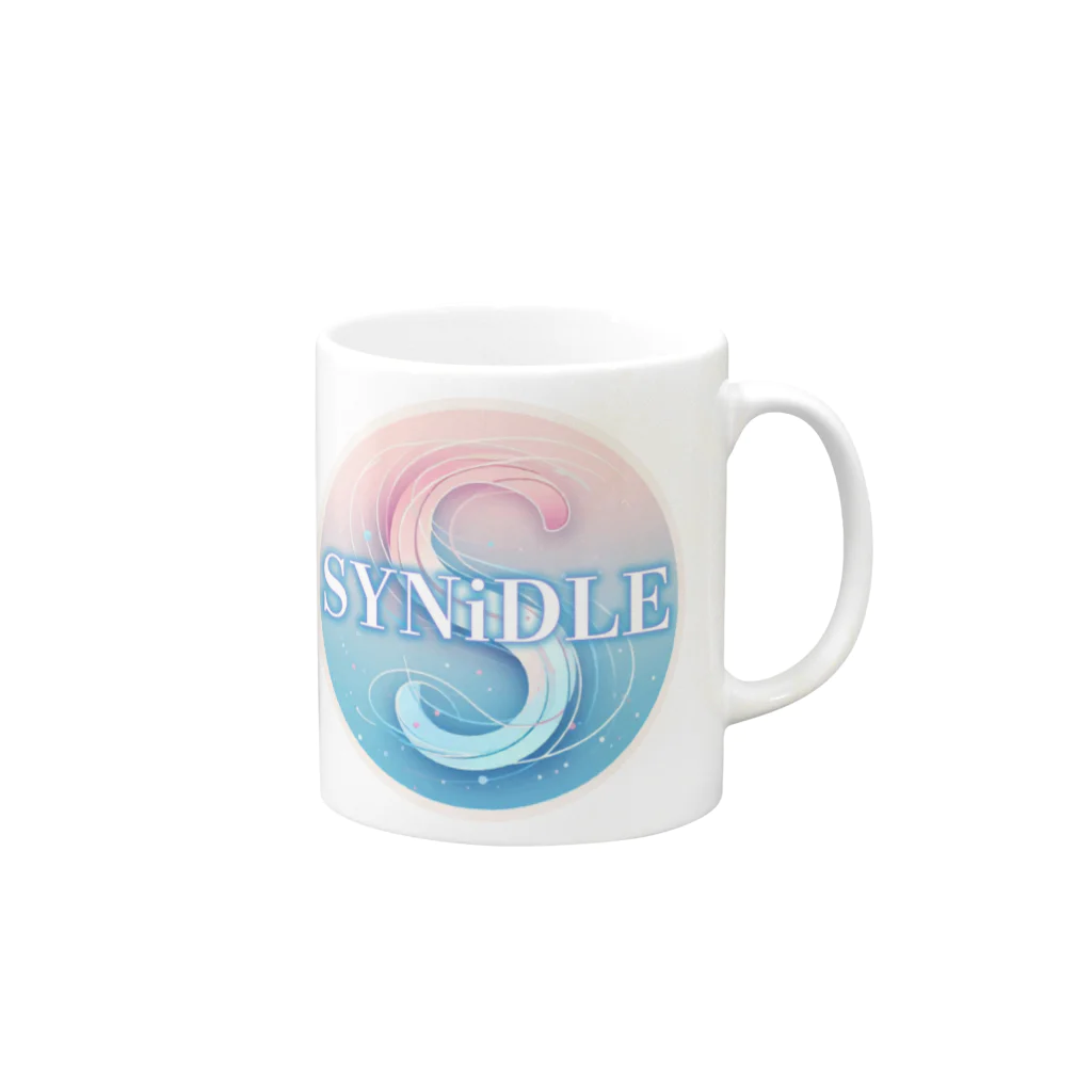 SYNiDLE 公式ストアのロゴマグカップ Mug :right side of the handle