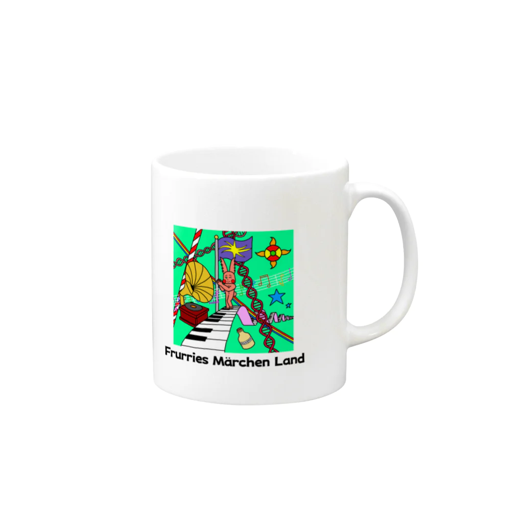 Frurries Märchen landの～混沌に踊る～ FMLマグカップ Mug :right side of the handle