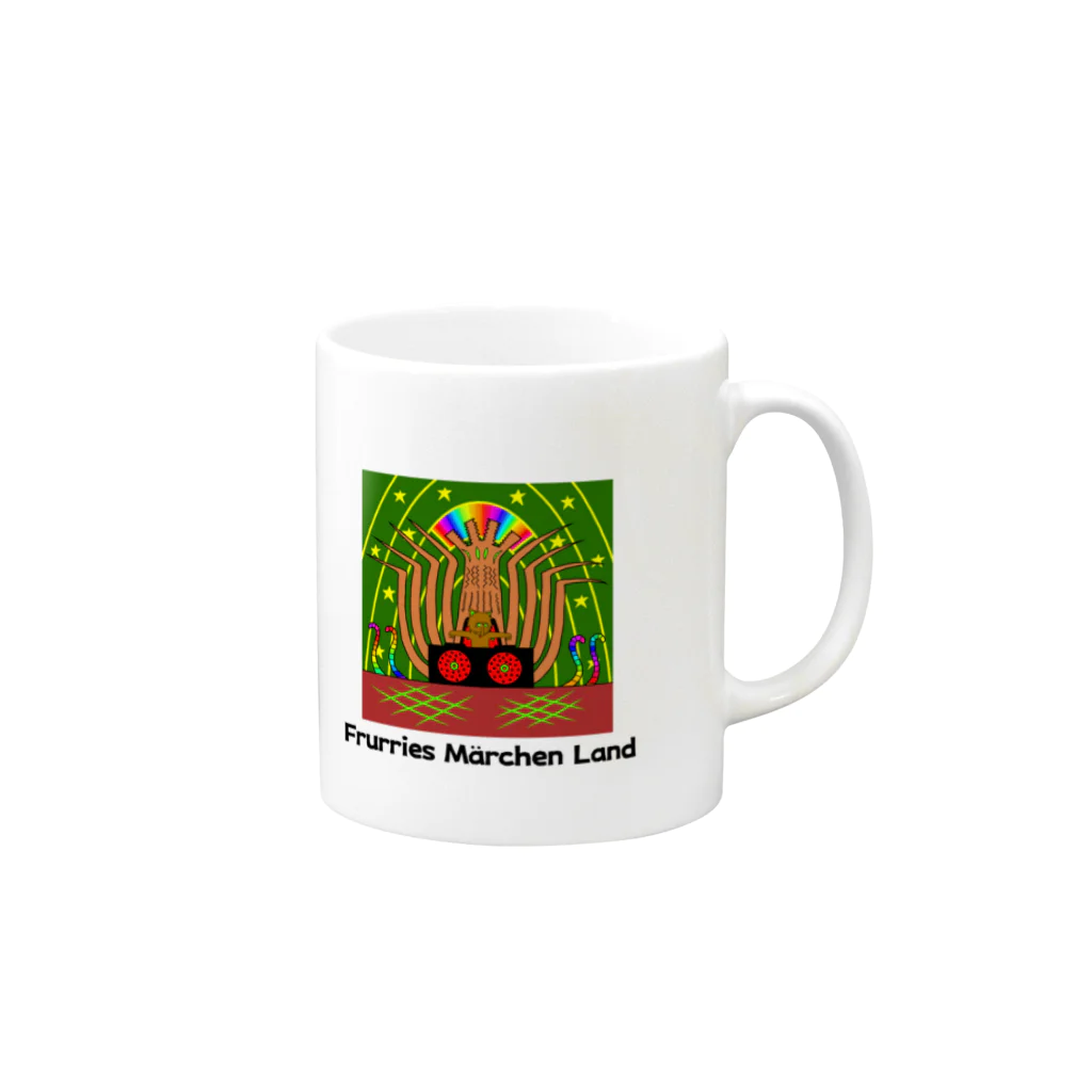 Frurries Märchen landの～大地のDJ～ FMLトートバッグ Mug :right side of the handle