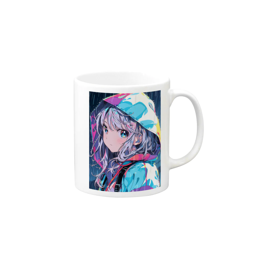 ほしぞら ねむのHeaven's Tears Mug :right side of the handle