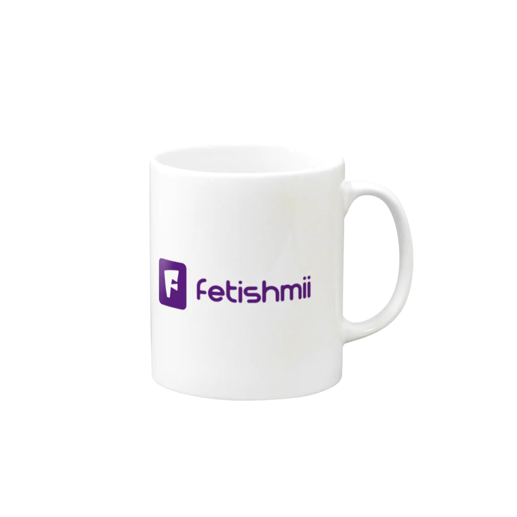 fetishmiiのfetishmiiのグッズたち Mug :right side of the handle