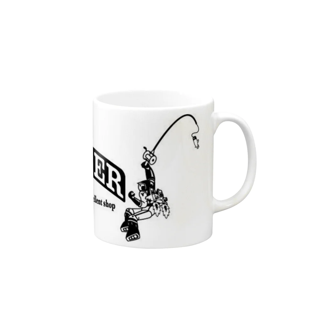 big-shooterのBIG-SHOOTER Mug :right side of the handle