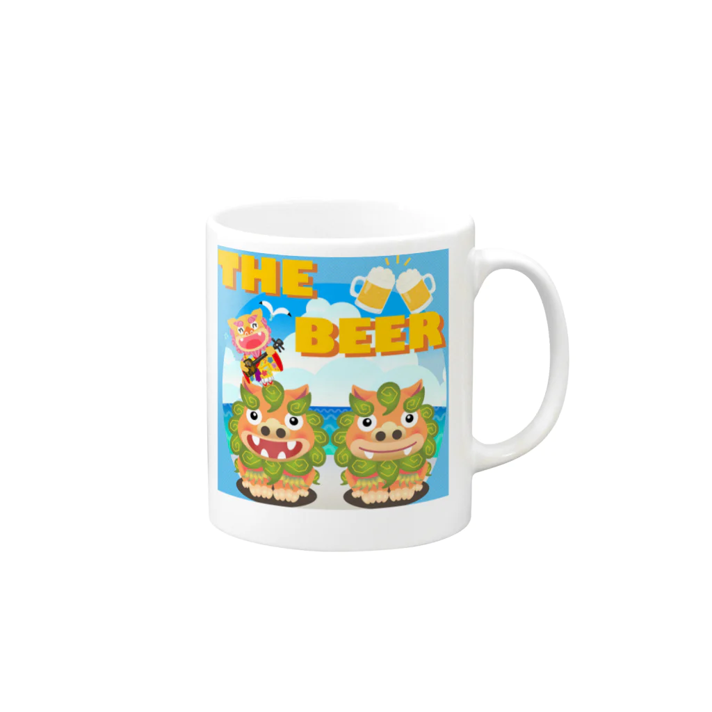 THE BEERのTHE BEERグッズ Mug :right side of the handle