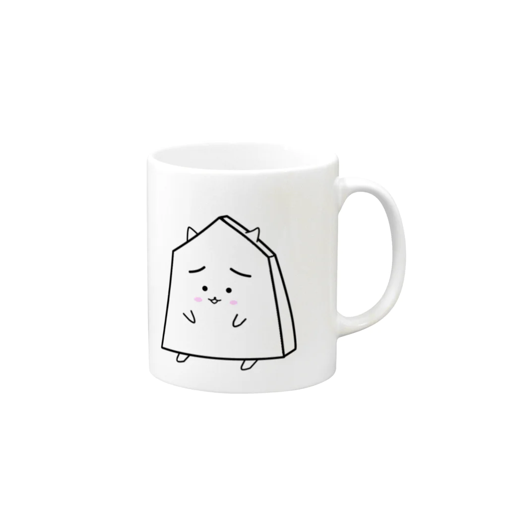 pomehiのポメヒアイテム Mug :right side of the handle