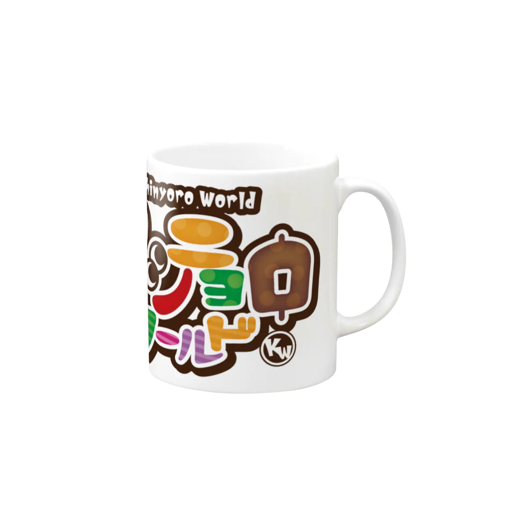 串カツワールドの串カツの妖精クシニョロ（クシニョロワールド） Mug :right side of the handle