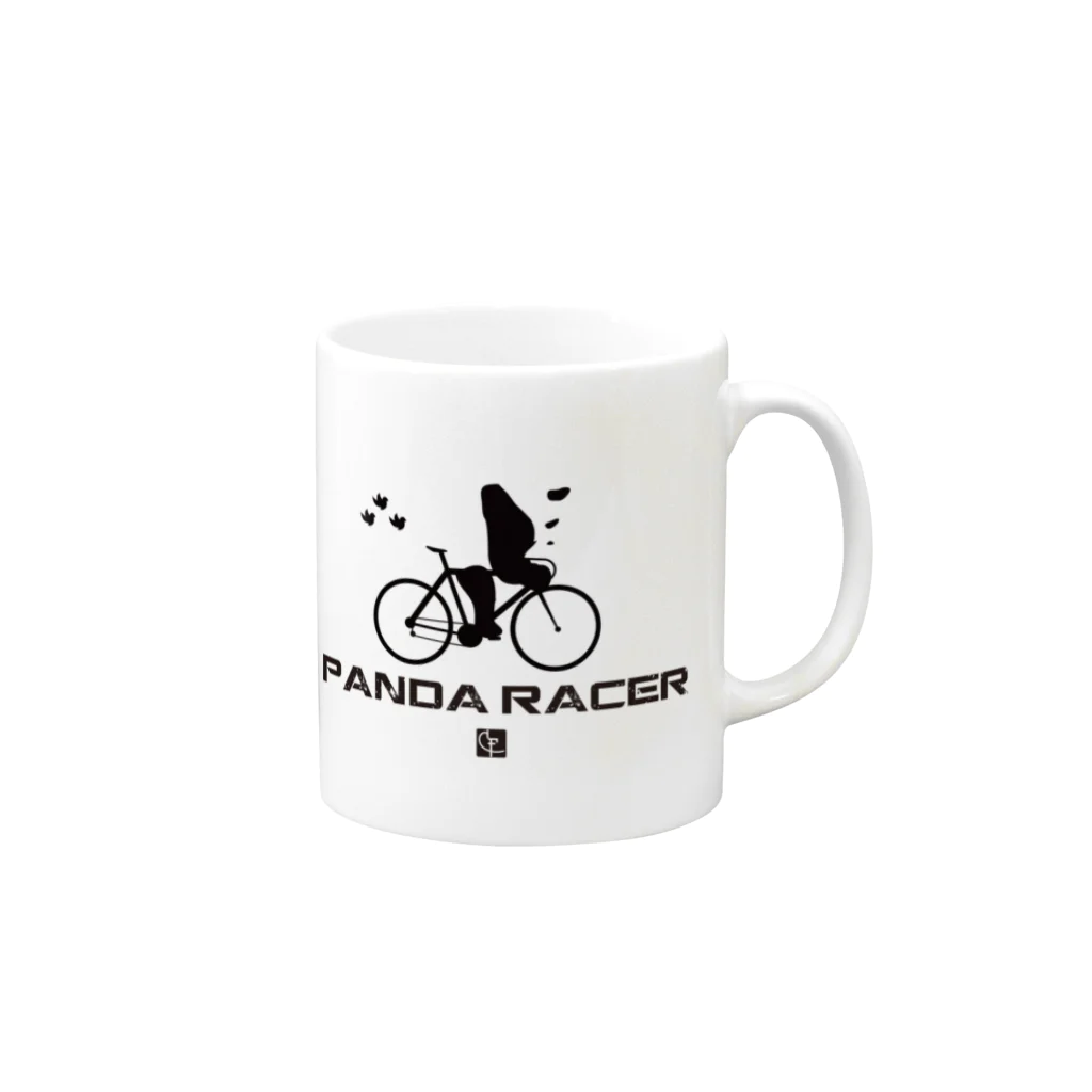 CypressFieldのPANDA RACER Mug :right side of the handle