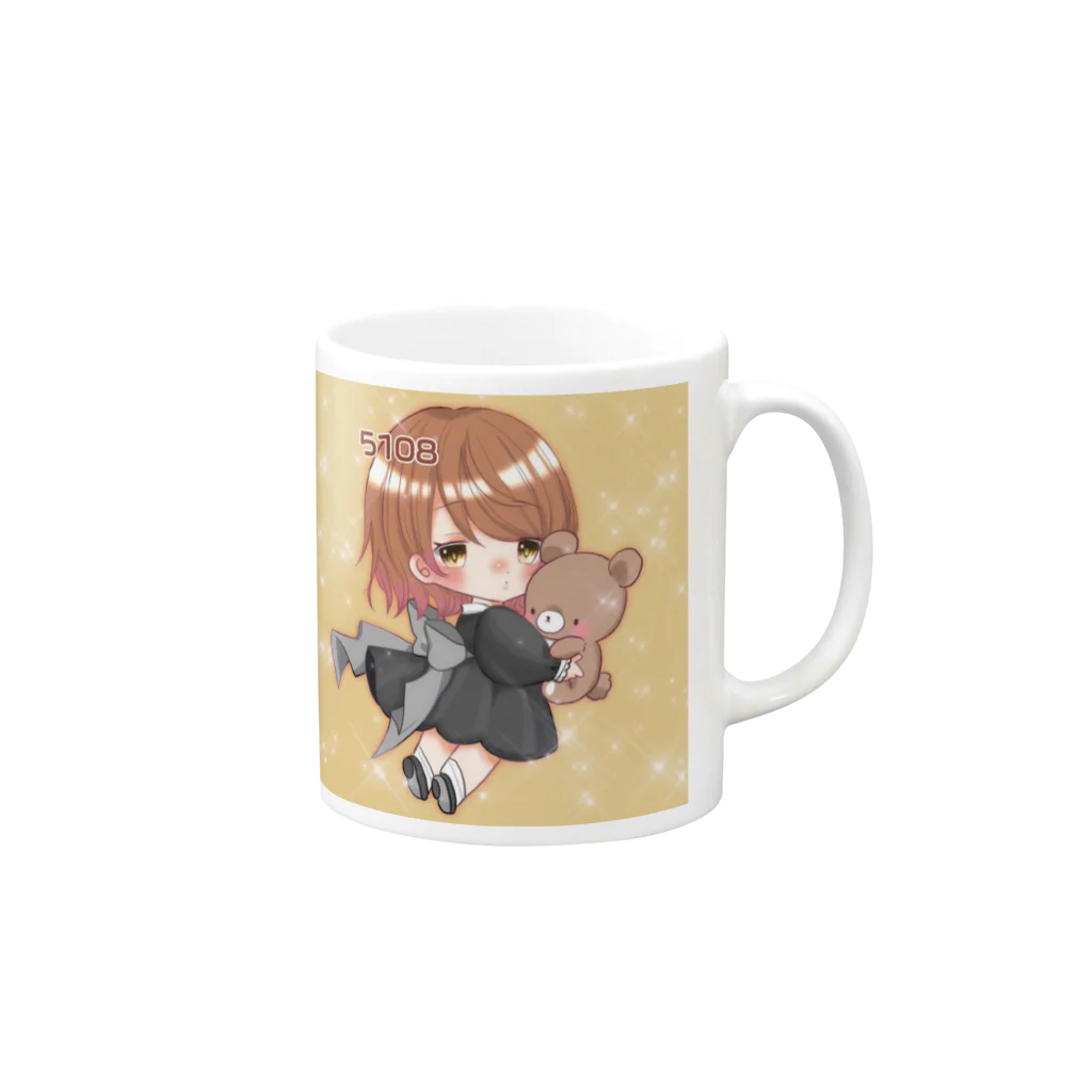 5108グッズ販売所の5108マグカップ Mug :right side of the handle