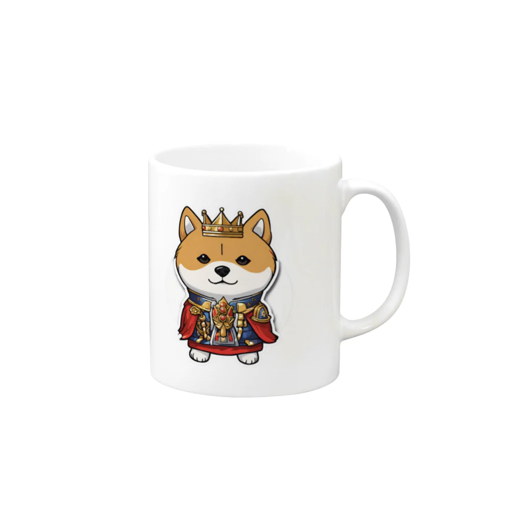 アニマルデザイン【HessoTen】の癒しアニマルグッズ Mug :right side of the handle