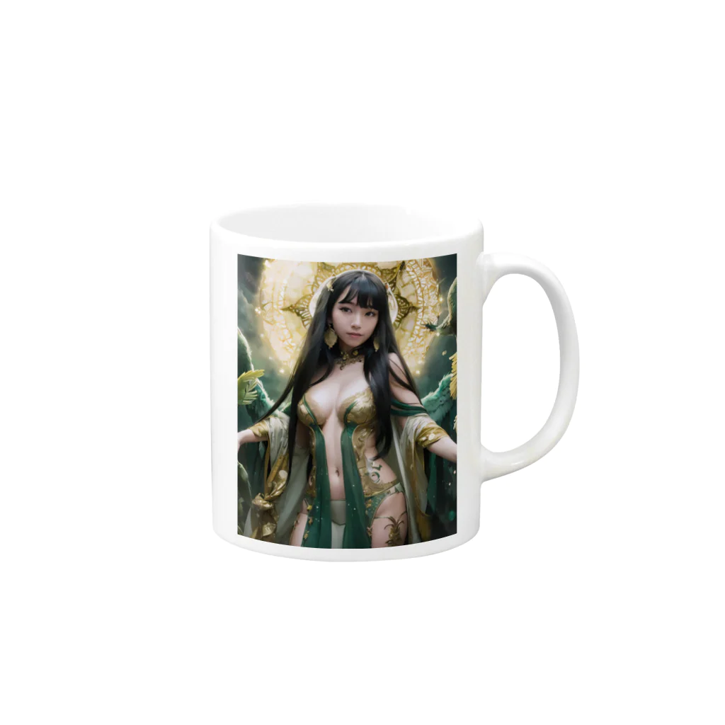 Zeus.incのCerestial Maiden ver Athena Mug :right side of the handle