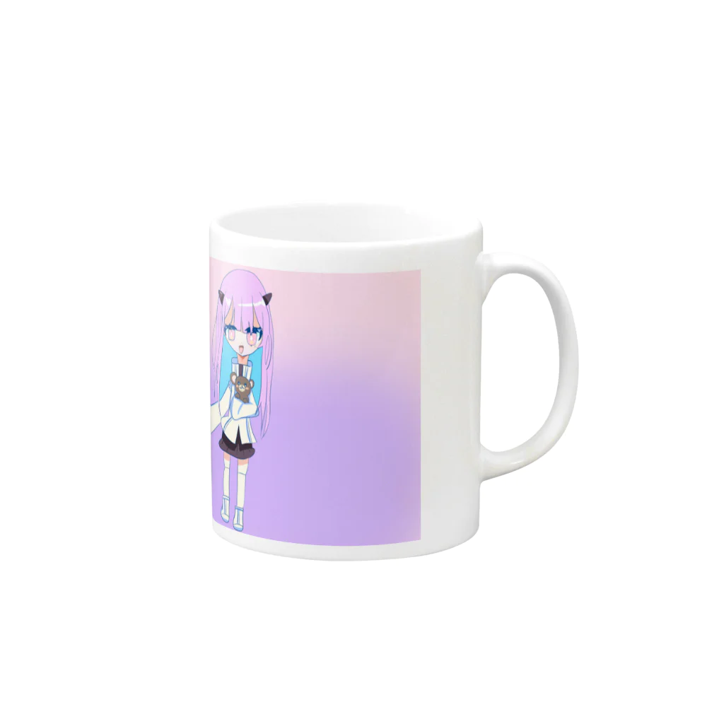 KiccaのNO PLANグッズ Mug :right side of the handle