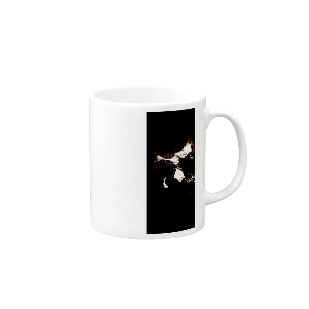 maguro8xpのmaguro dark side of the moon Mug :right side of the handle