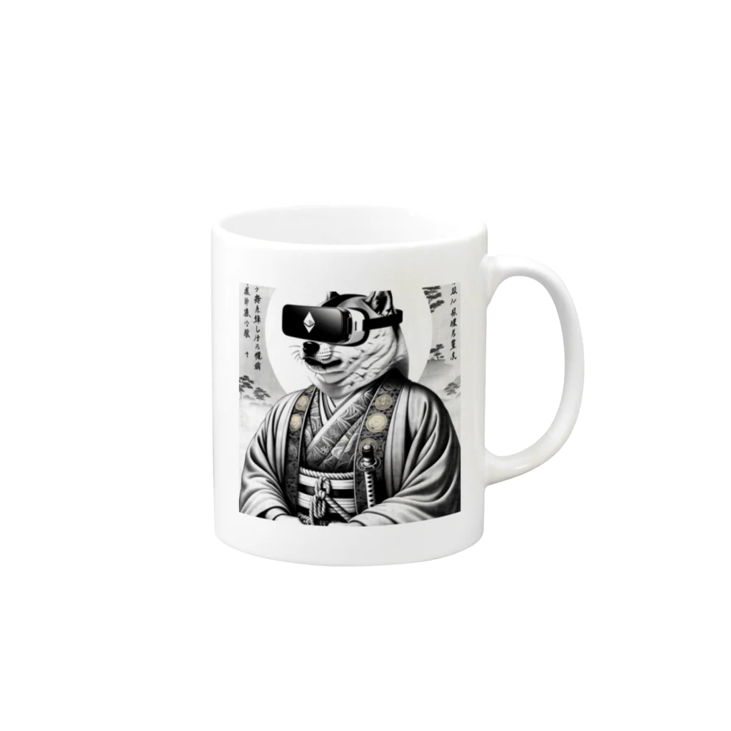 侍VRドージの侍VRDOGE #4 Mug :right side of the handle