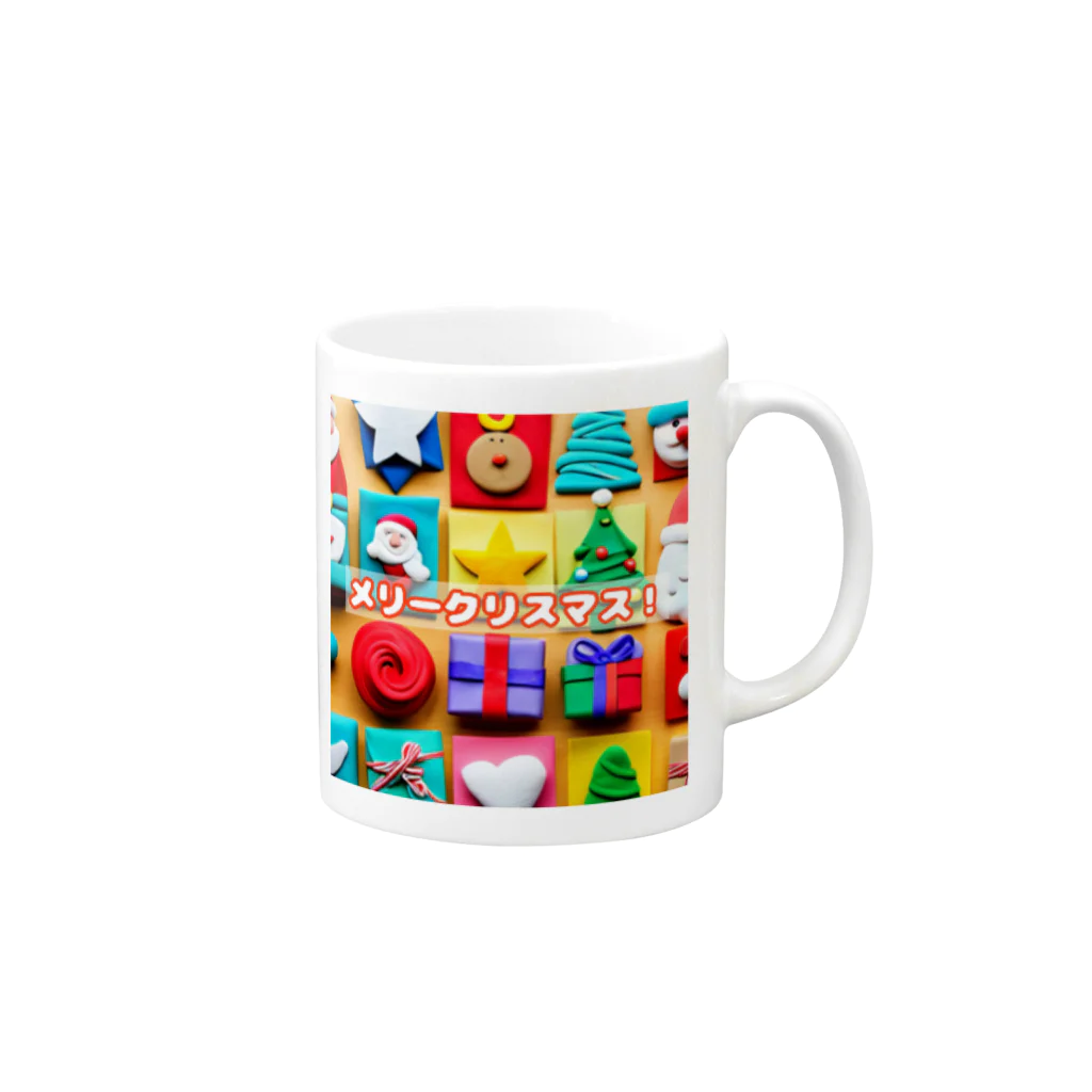 Nassys-Storeのメリークリスマス！ Mug :right side of the handle