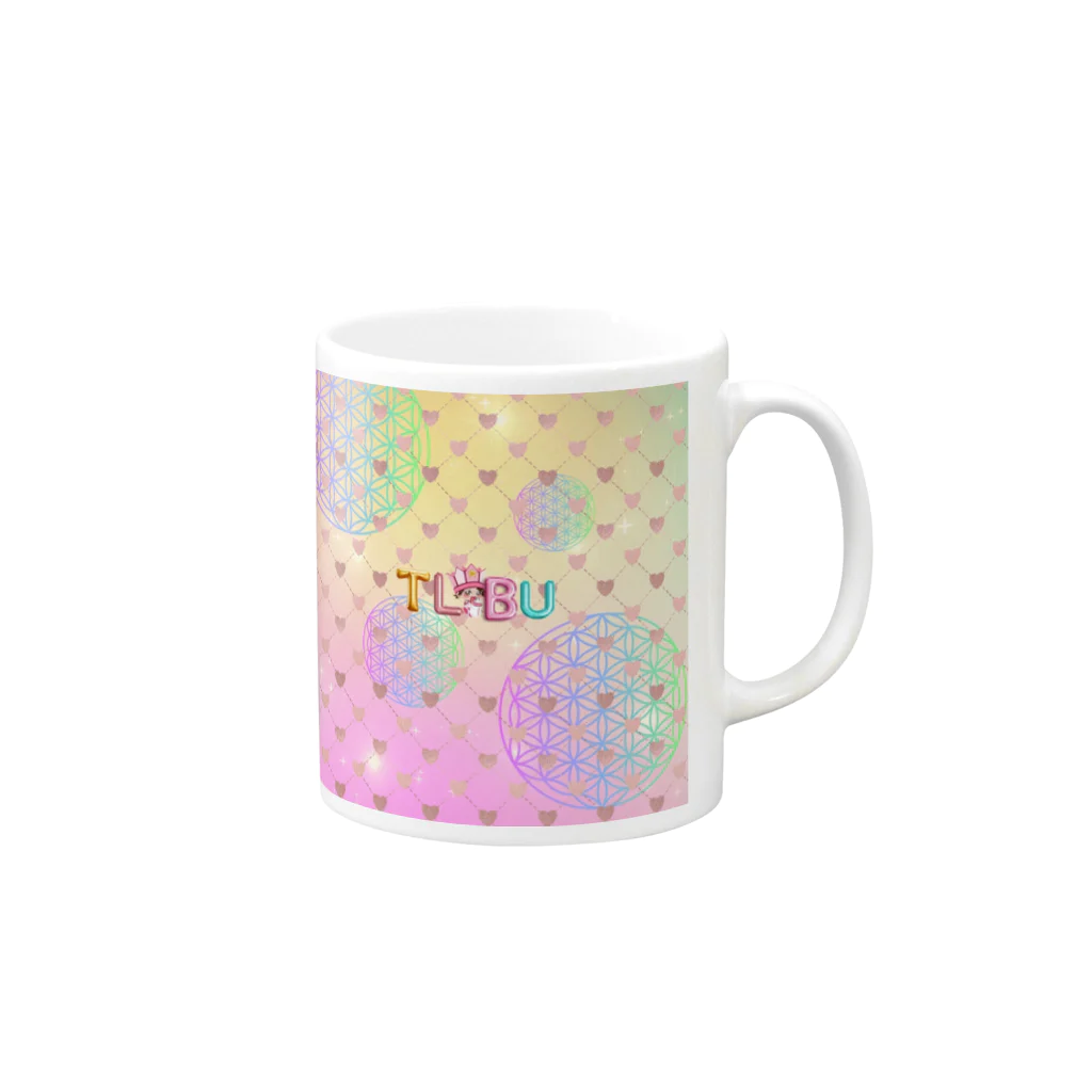 JOSTAR星の王子さま☆僕ちゃんのお店☆のTLBU トゥルバブ　JOSTAR公式グッズ Mug :right side of the handle