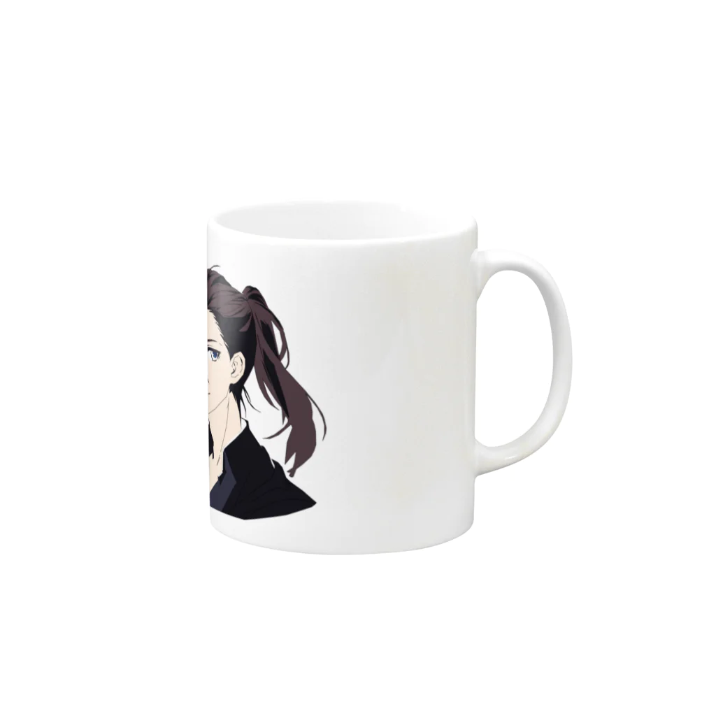 わんポニのわんポニ Mug :right side of the handle