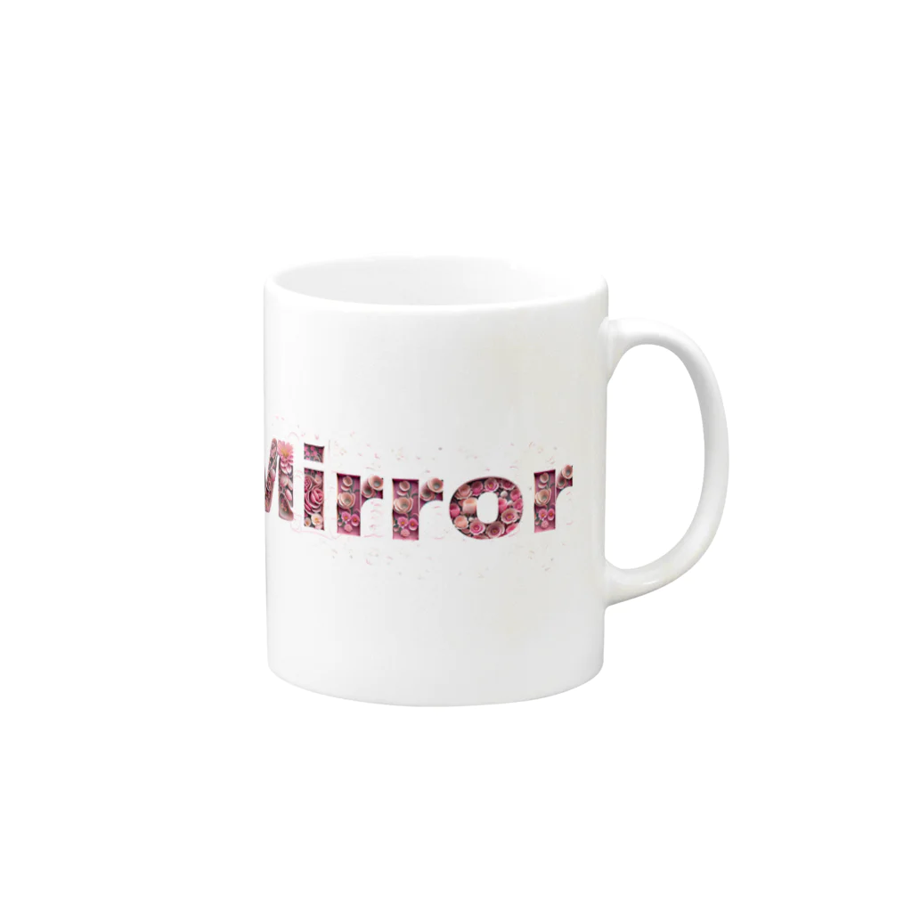 MelodyMirrorのMelodyMirrorオリジナル Mug :right side of the handle