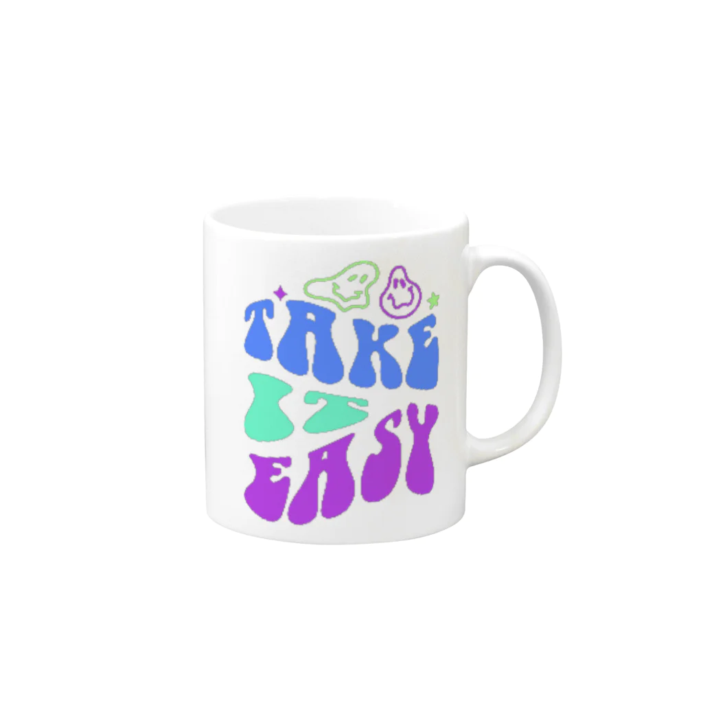 NeoNestの🌟 Take It Easy Apparel & Goods 🌟 Mug :right side of the handle