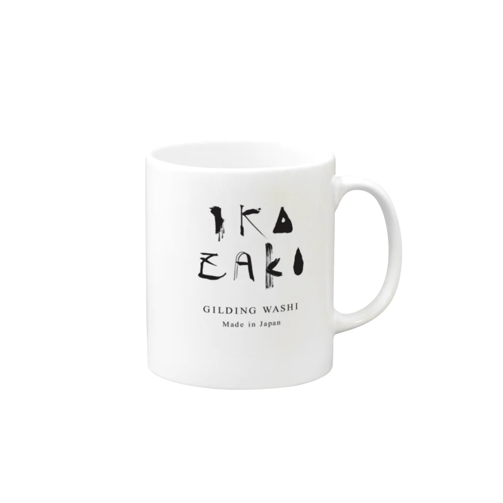 IKAZAKIのikazaki   Mug :right side of the handle