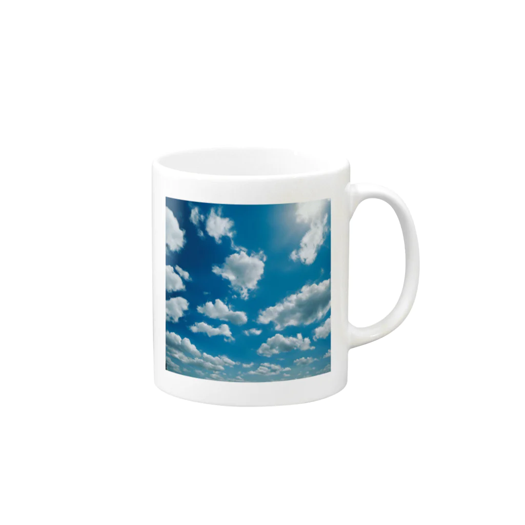 soraseaの青空　ぐ Mug :right side of the handle