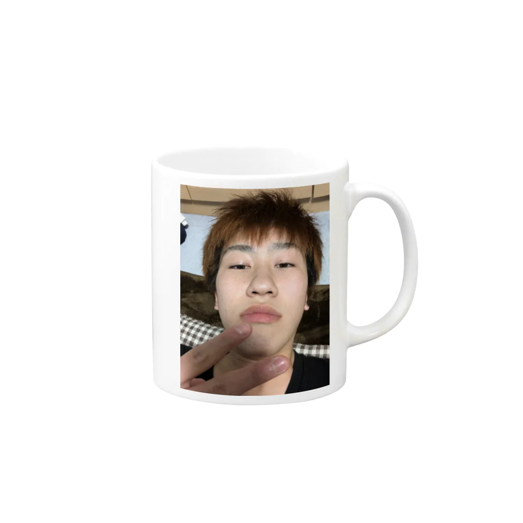 L4clownのたき Mug :right side of the handle