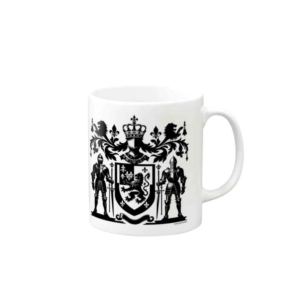 NinjaSamurai shopのNinjaSamuraiシリーズ Mug :right side of the handle