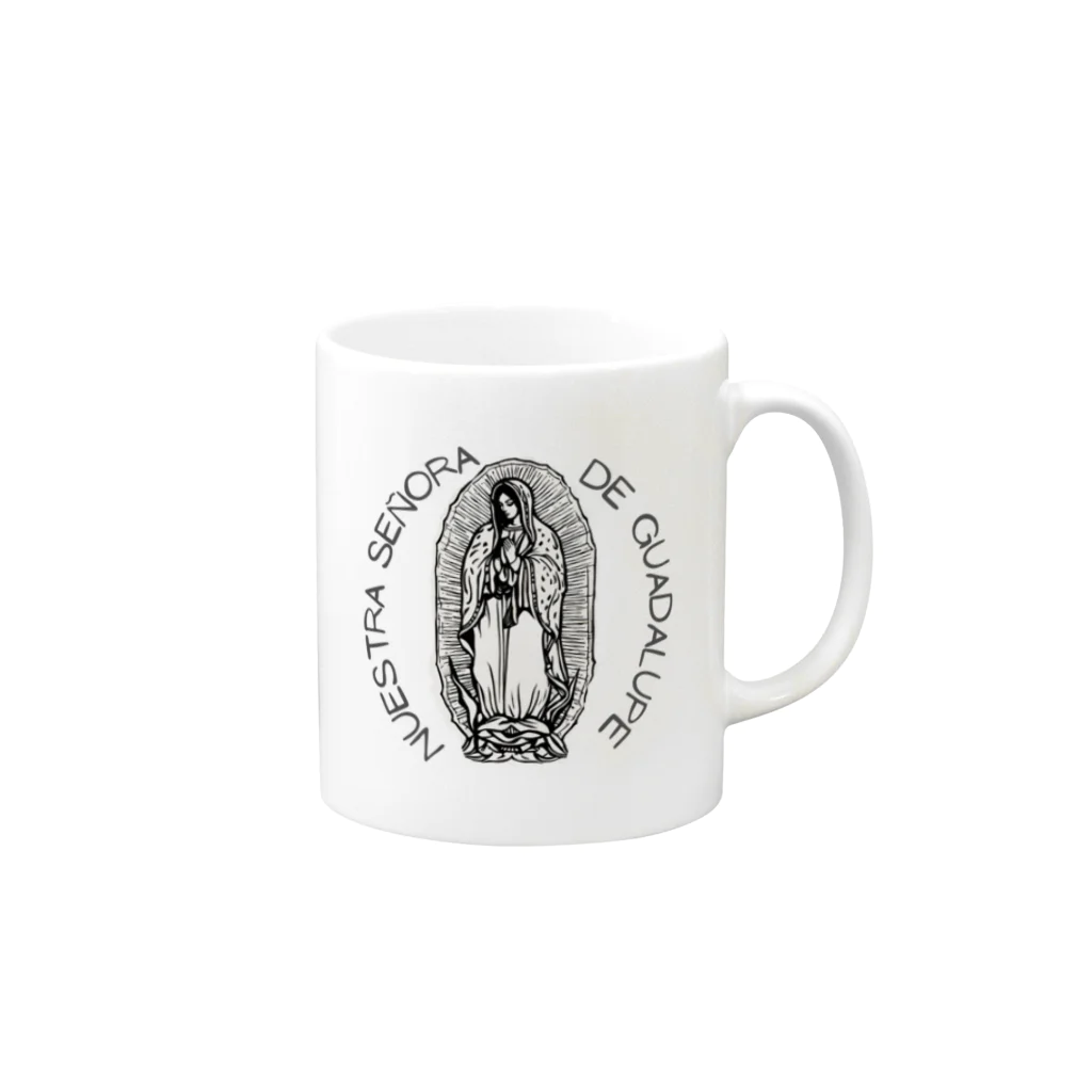 cocosunnyのGuadalupe Mug :right side of the handle