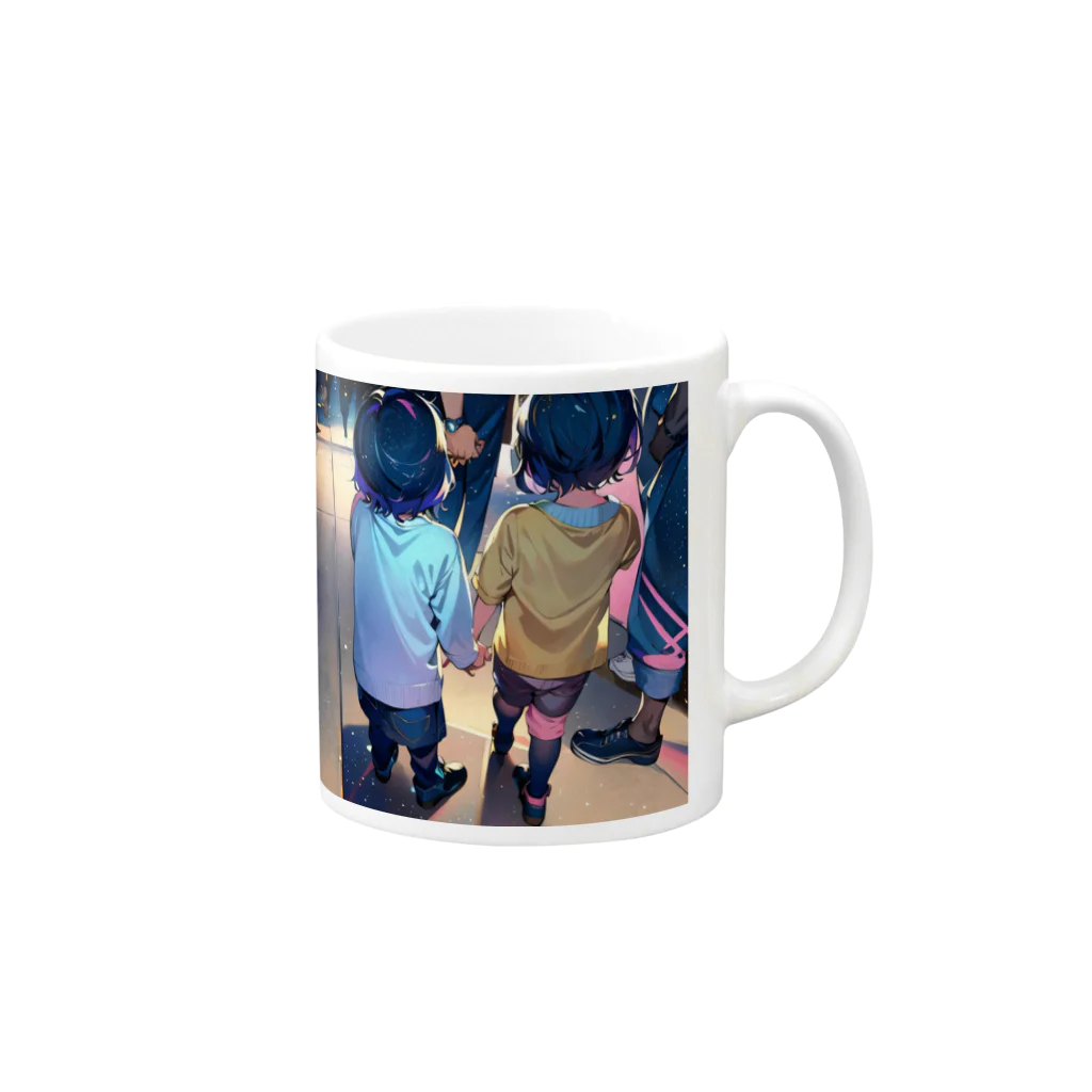 MATORAMIのChildren Mug :right side of the handle