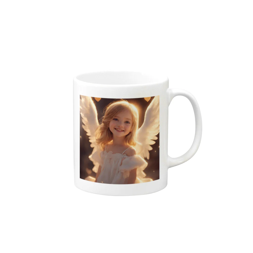 mi_1129yの金髪の天使👼 Mug :right side of the handle