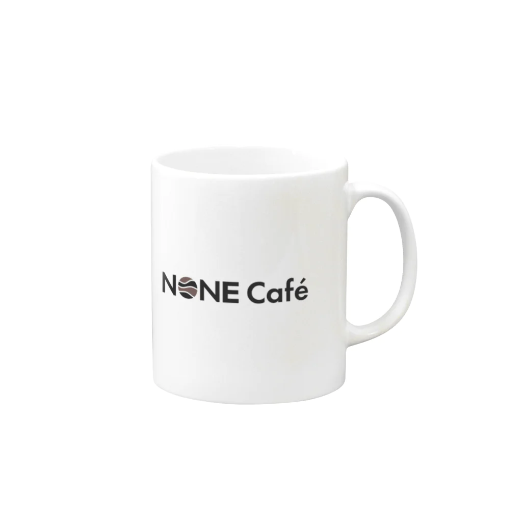 nonecafe_karuizawaのロゴ文字 Mug :right side of the handle