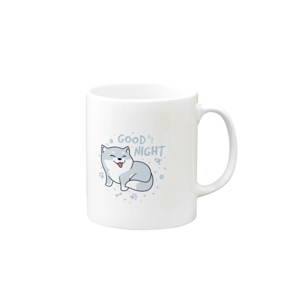 jireh777のグッドナイトワンちゃん Mug :right side of the handle