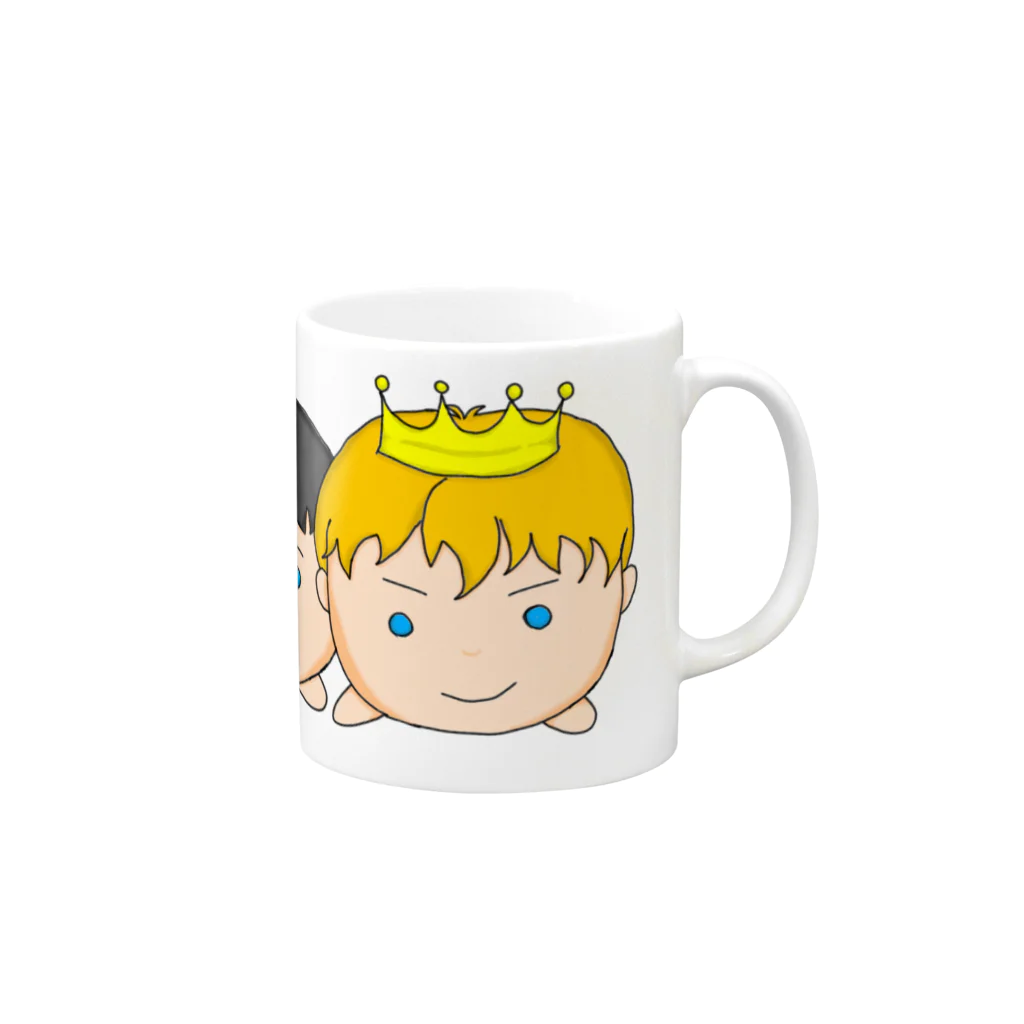 QuinnOliverのマーサーツムツム Mug :right side of the handle