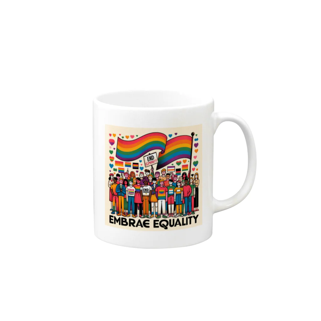 まさききさまのLGBT多様性 Mug :right side of the handle