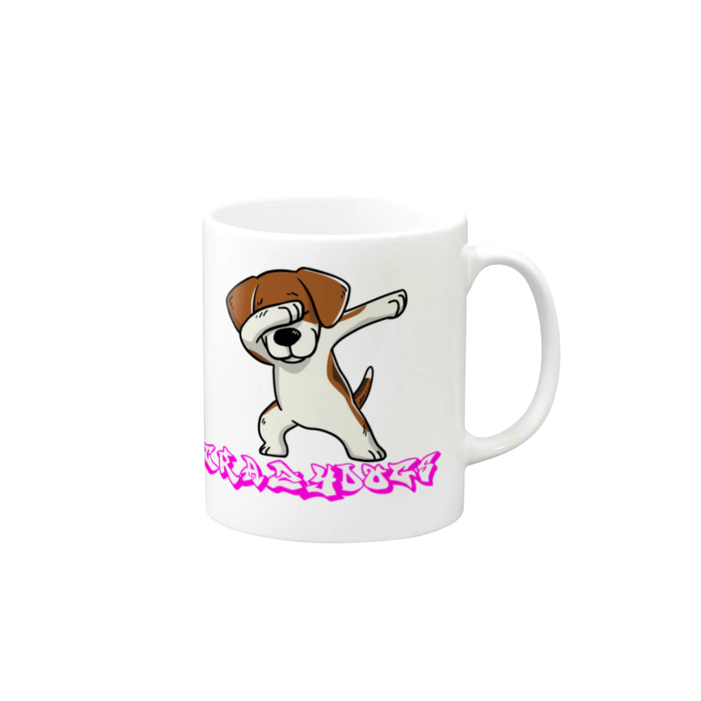 CrazyDogsのTheDog Mug :right side of the handle