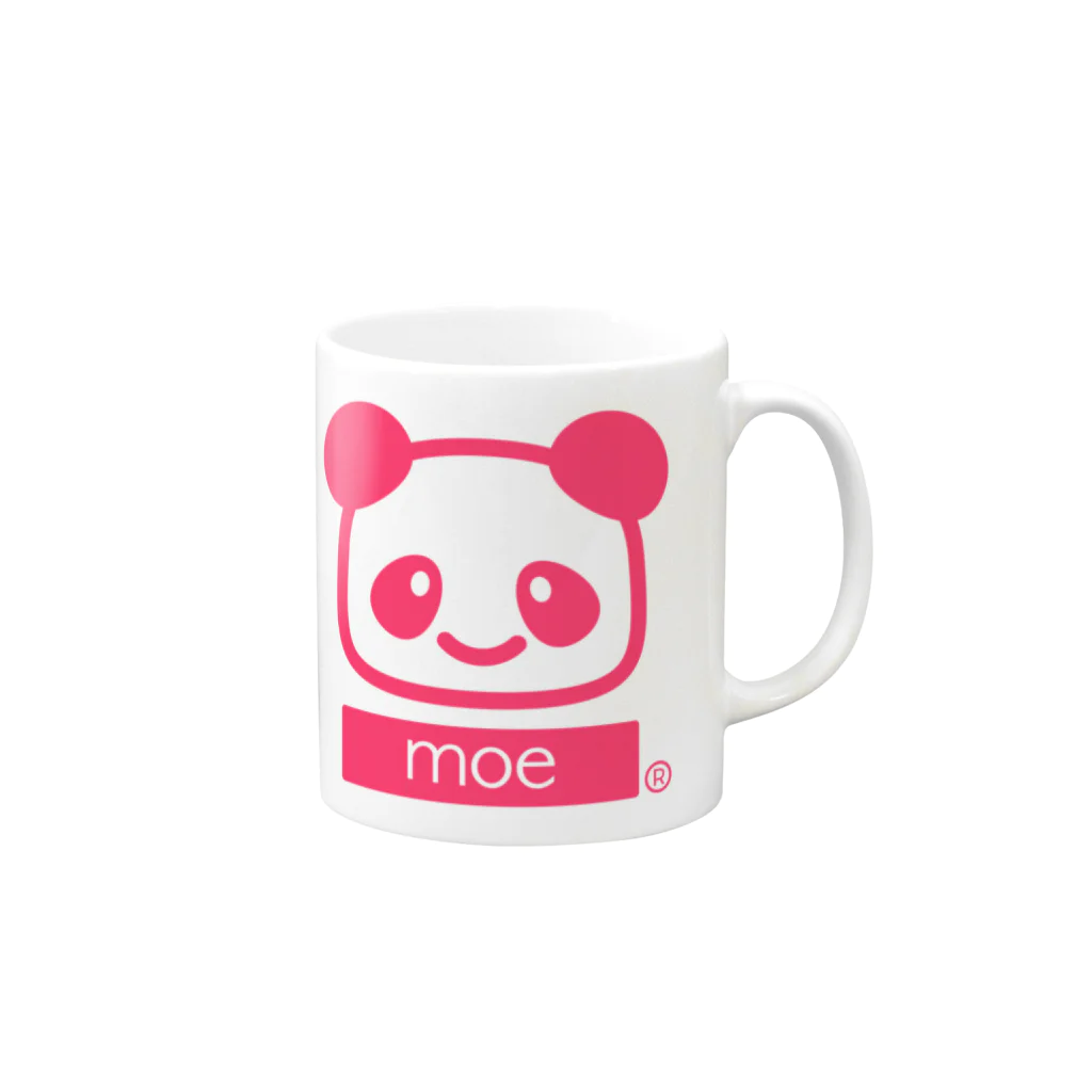 petitringo -プチリンゴ-のパンダのロック Mug :right side of the handle