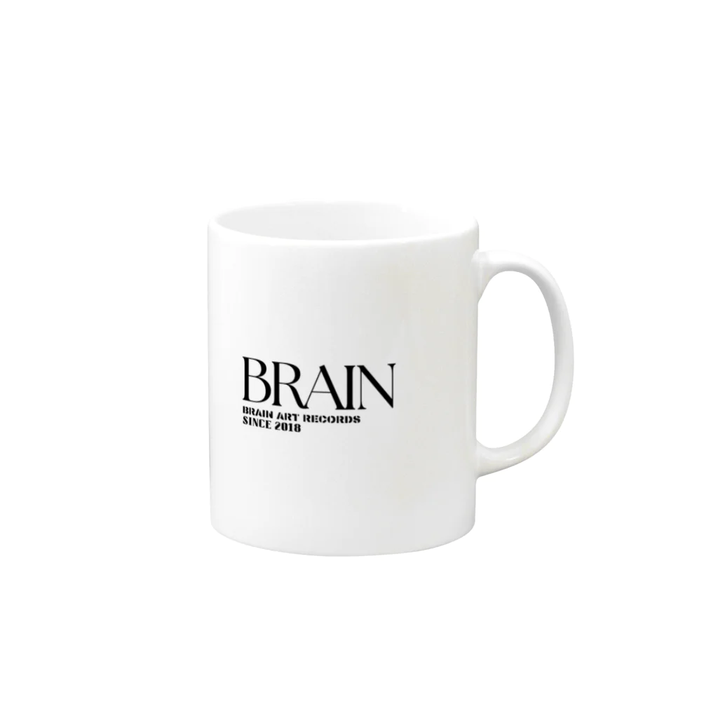 BRAIN ART RECORDSⒸの2023 A/W WEB SHOP limited Product マグカップの取っ手の右面