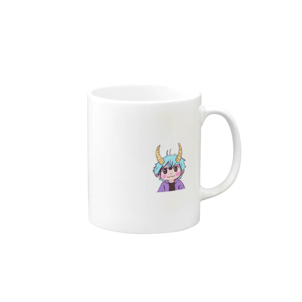 mitamu-のケイアク　 Mug :right side of the handle