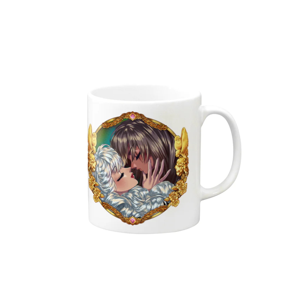 眠気限界のオリジナルキャラ Mug :right side of the handle