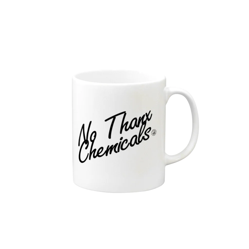 ハワイスタイルクラブのNo Thanx Chemicals マグカップの取っ手の右面