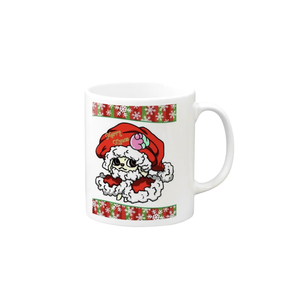 DoluneeのDoluchan KING X’masVer. Mug :right side of the handle