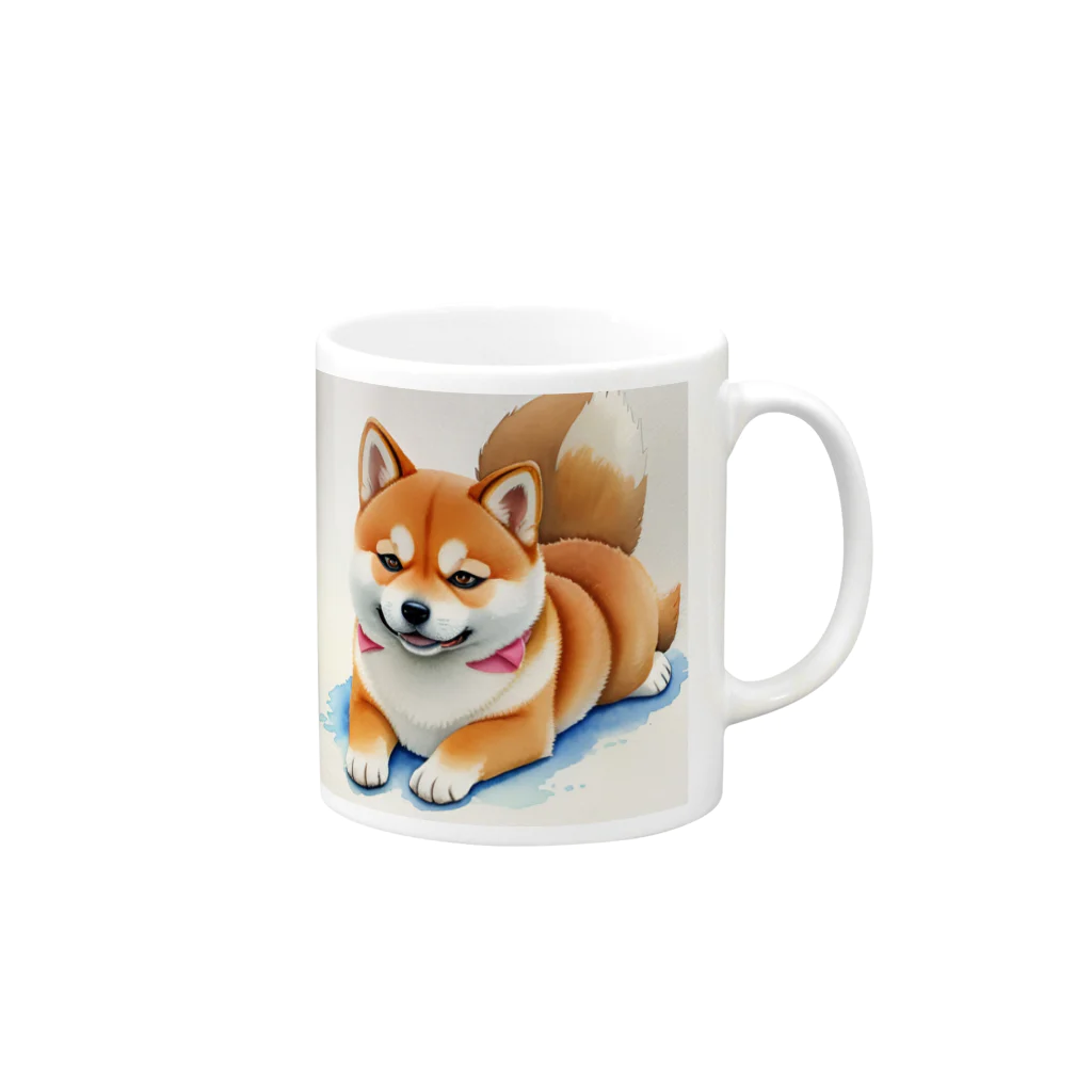 shIbaのシバの眼差し Mug :right side of the handle