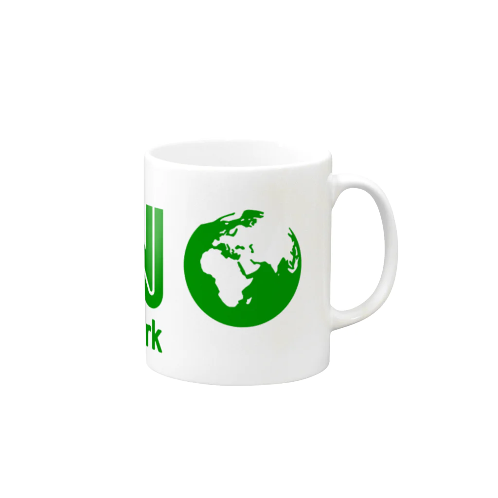 NET SHOP MEKのメック・ニュース・ネットワーク : マグカップ Mug :right side of the handle