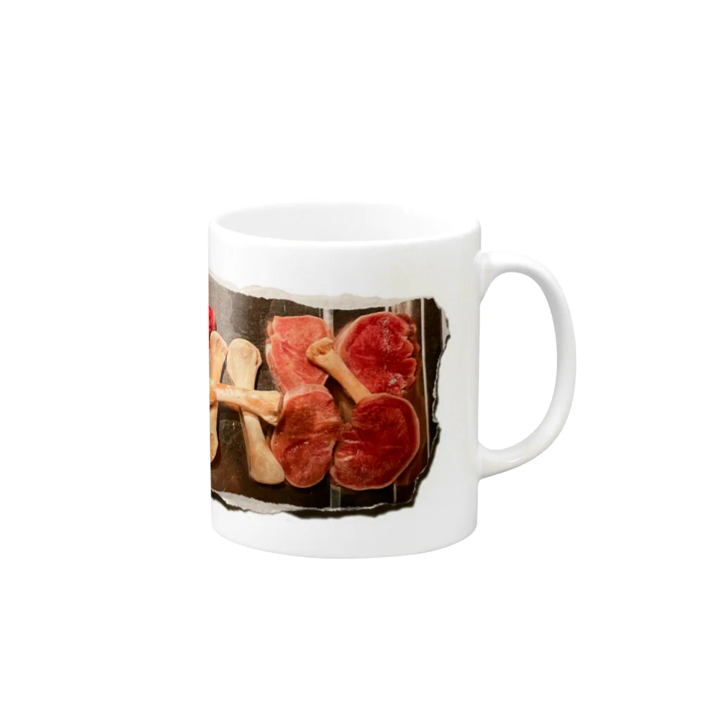 222 two too toのRAW VEGAN Mug :right side of the handle